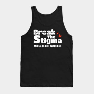 Break The Stigma - Torn Paper Style nurse practitioner Tank Top